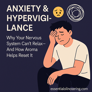Anxiety & Hypervigilance  Why Your Nervous System Can’t Relax — And How Aroma Helps Reset It