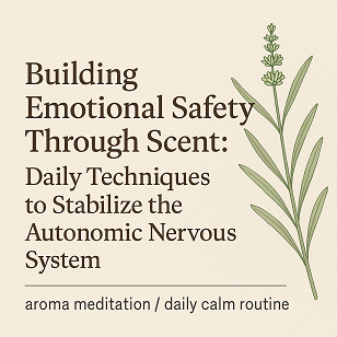 Building Emotional Safety Through Scent: Daily Techniques to Stabilize the Autonomic Nervous System  → aroma meditation / daily calm routine