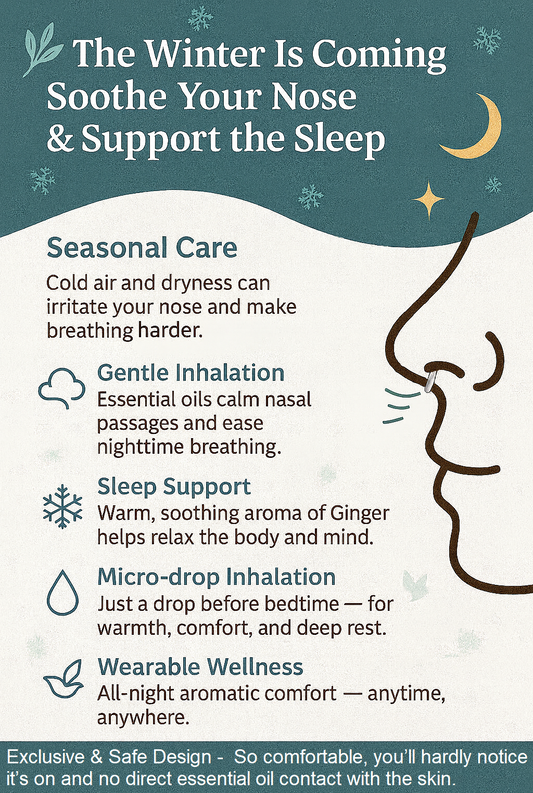 🌿 Do you know that Ginger Essential Oil can help calm your mind at night ?