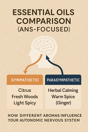 Essential Oils Comparison (ANS-Focused)