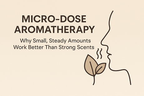 Micro-Dose Aromatherapy: Why Small, Steady Amounts Work Better Than Strong Scents
