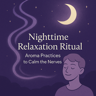 🌙 Nighttime Aroma Ritual — Relaxation & Nervous Calm