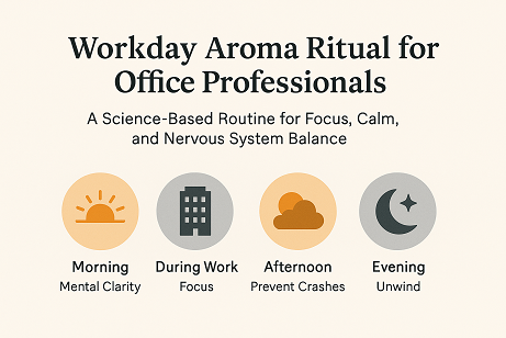 The Daily Aroma Ritual for Office Professionals: A Science-Based Routine for Focus, Calm, and Nervous System Balance