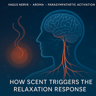 Vagus Nerve & Emotion: How Scent Triggers the Relaxation Response  Vagus Nerve × Aroma × Parasympathetic Activation