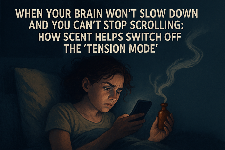 When Your Brain Won’t Slow Down and You Can’t Stop Scrolling: How Scent Helps Switch Off the “Tension Mode”