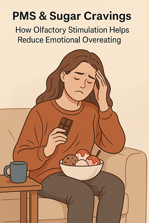 PMS(Premenstrual syndrome) & Sugar Cravings: How Olfactory Stimulation Helps Reduce Emotional Overeating