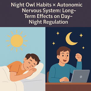 Night Owl Habits × Autonomic Nervous System: Long-Term Effects on Day–Night Regulation