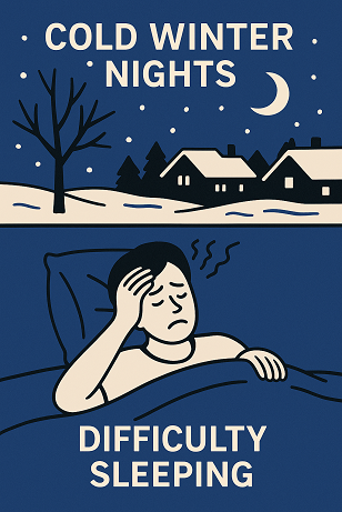 Cold Winter Nights × Autonomic Nervous System - Why Low Temperatures Make Sleep Harder ?